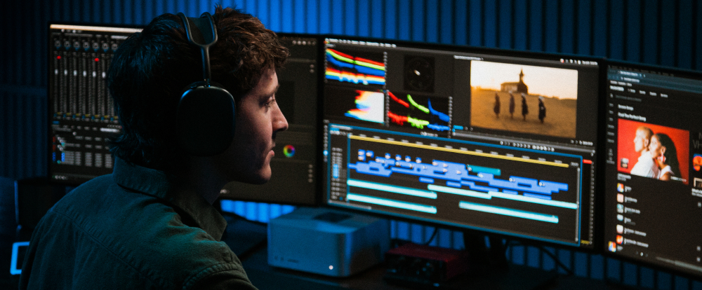 Using foley sound effects in a video edit